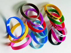 silicone wristbands